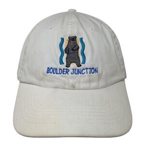 Boulder Junction Slideback Baseball Cap White One Size Adjustable Desert Heat